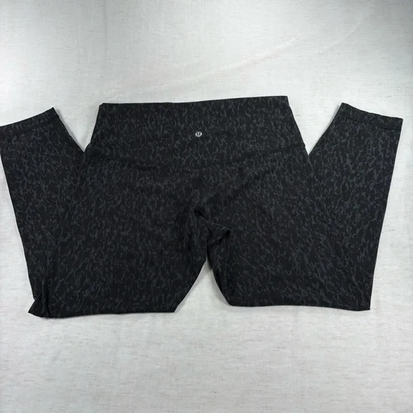 SOLD!Lululemon Align High-Rise 25" leggings leopard camo coal multi pattern - 12 - Picture 6 of 7